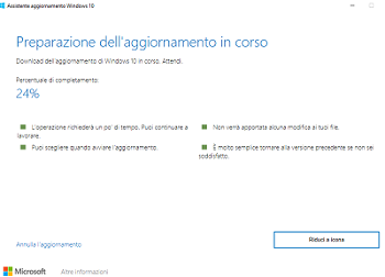 aggiornare windows