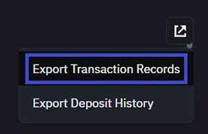 Transazioni binance